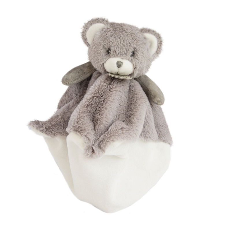  - papours baby comforter grey bear 25 cm 